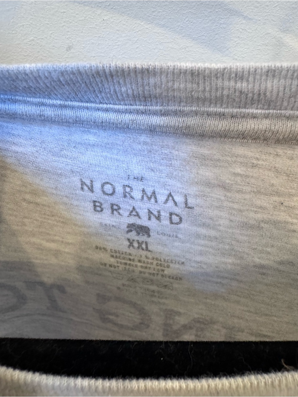 The Normal Brand Heather Gray Logo Tee